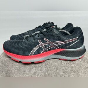 Asics Gel-Kayano lite 2 Gel Kayano Running Shoes Black Red Grey Gray Men’s SZ 12